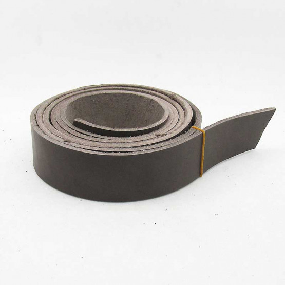 Blanklederriemen 38mm breit Braun | 1,0m