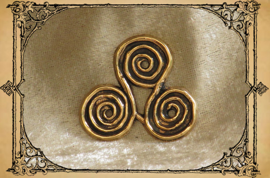Triskele aus Bronze 