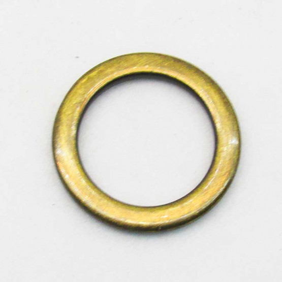 flacher O - Ring  Durchmesser 45 mm Altmessing