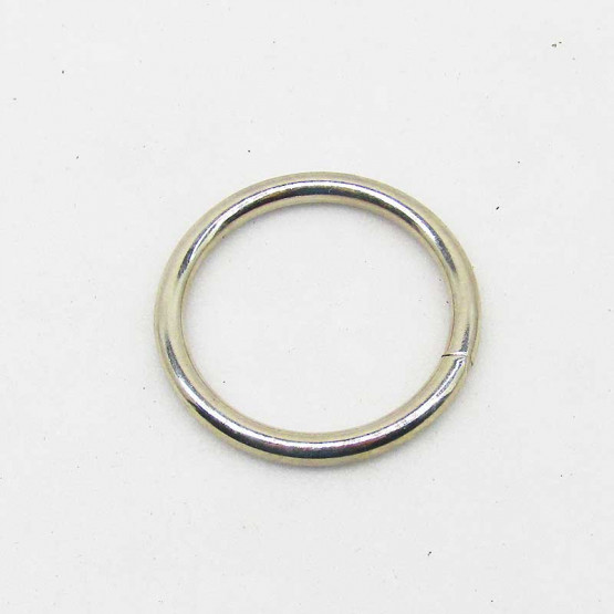 verschweißter O - Ring Durchmesser 40 mm Nickel